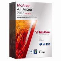 Mcafee All Access Individual 2012, 1u, ENG (AAI12UMB1RAA)